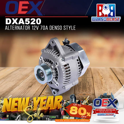 OEX DXA520 Alternator 12V 70A Denso Style