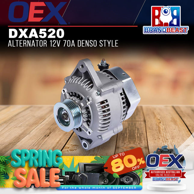 OEX DXA520 Alternator 12V 70A Denso Style