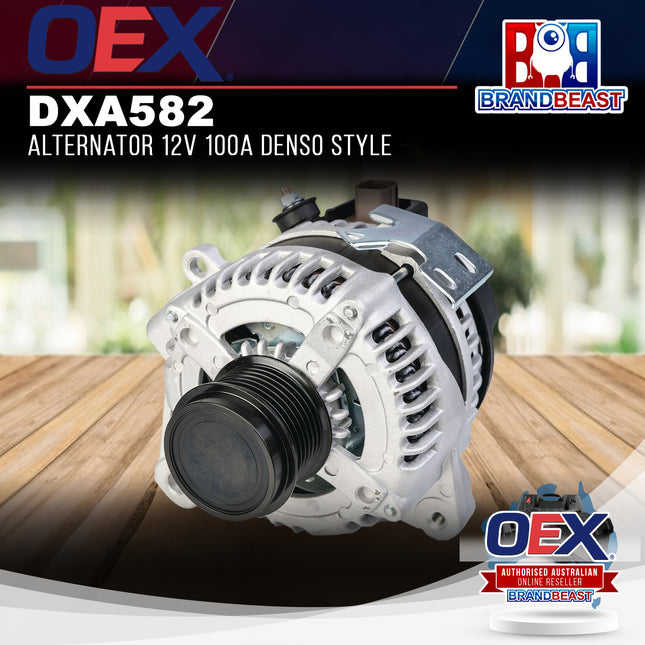 OEX DXA582 Alternator 12V 100A Denso Style