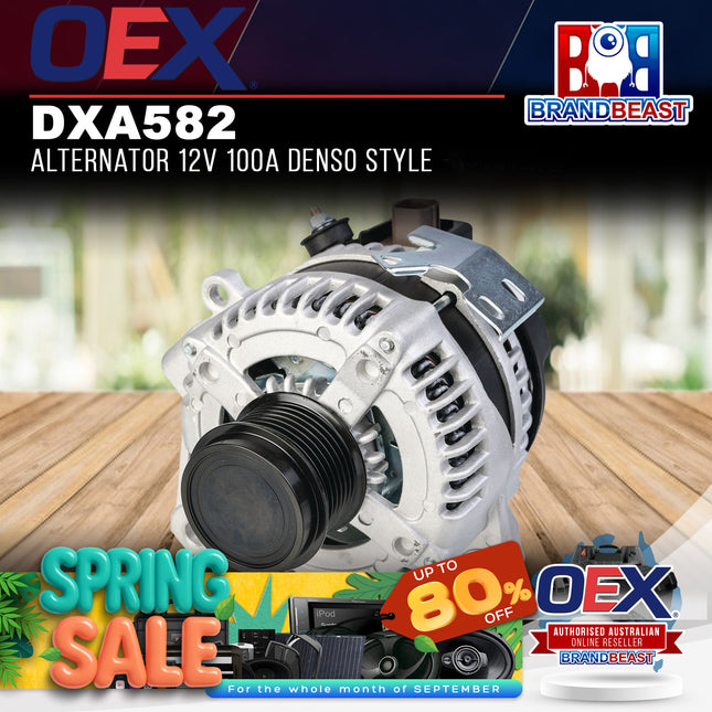 OEX DXA582 Alternator 12V 100A Denso Style