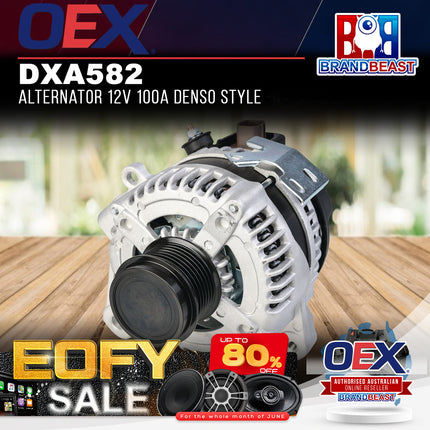 OEX DXA582 Alternator 12V 100A Denso Style