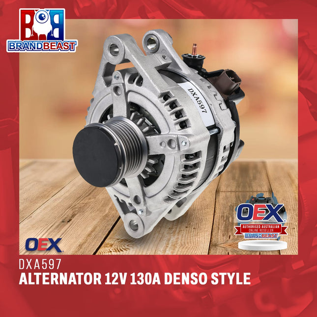 OEX DXA597 Alternator 12V 130A Denso Style