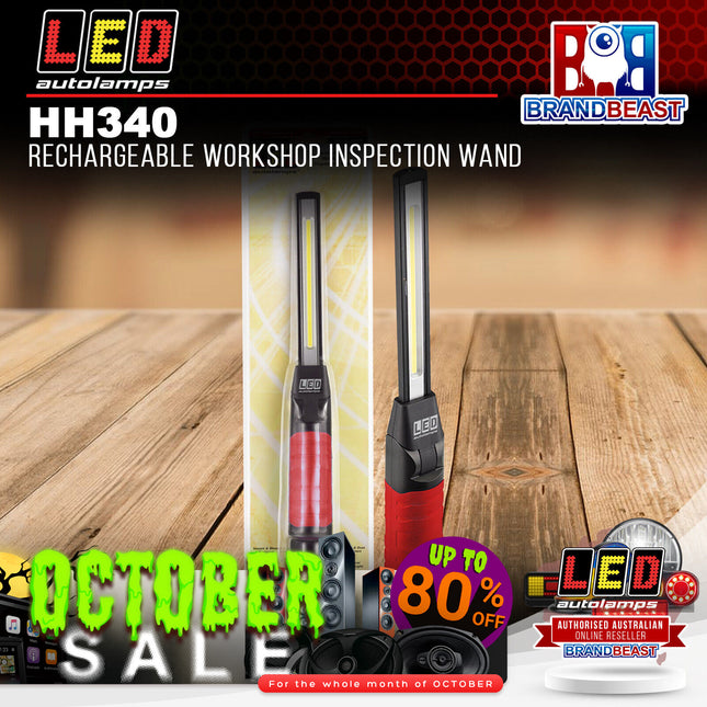 LED Autolamps HH340 USB Rechargeable Handheld Inspection Wand