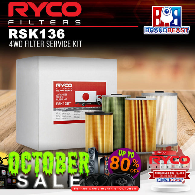 Ryco RSK136 4WD Filter Service Kit