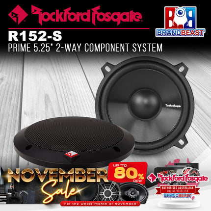 Rockford Fosgate R152-S Prime 5.25" 2-Way Component System