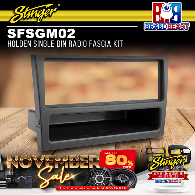 Stinger SFSGM02 Holden Sing25.00le DIN Radio Fascia Kit
