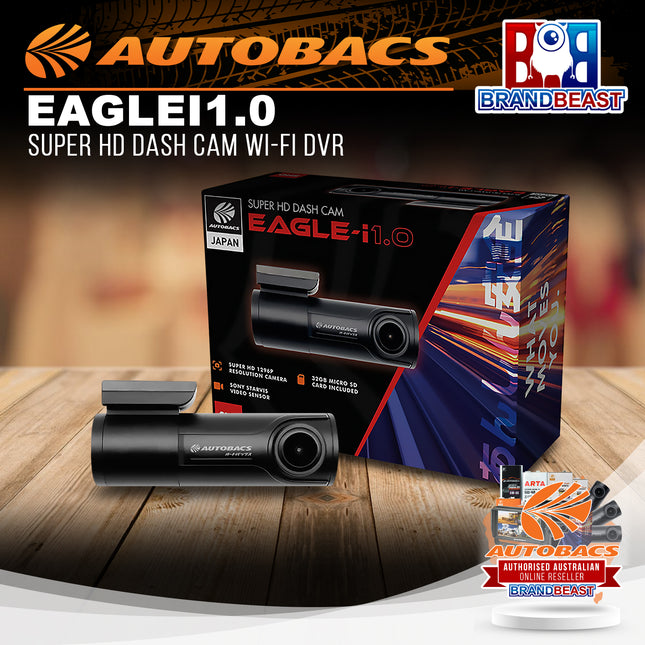 Autobacs EAGLEI1.0 Super HD Dash Cam WI-FI DVR