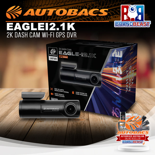 Autobacs EAGLEI2.1K 2K Dash Cam WI-FI GPS DVR