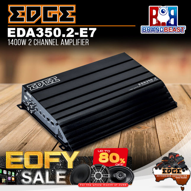 Edge EDA350.2-E7 1400 Watts 2-Channel Amplifier