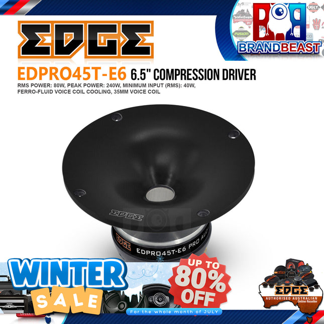 Edge EDPRO45T-E6 Pro Series 6.5" 300 Watts Compression Driver