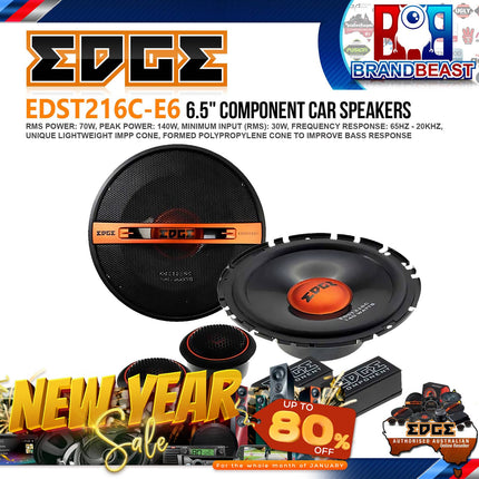 Edge EDST216C-E6 6.5" 2-Way 140 Watts Street Series Component Speaker System