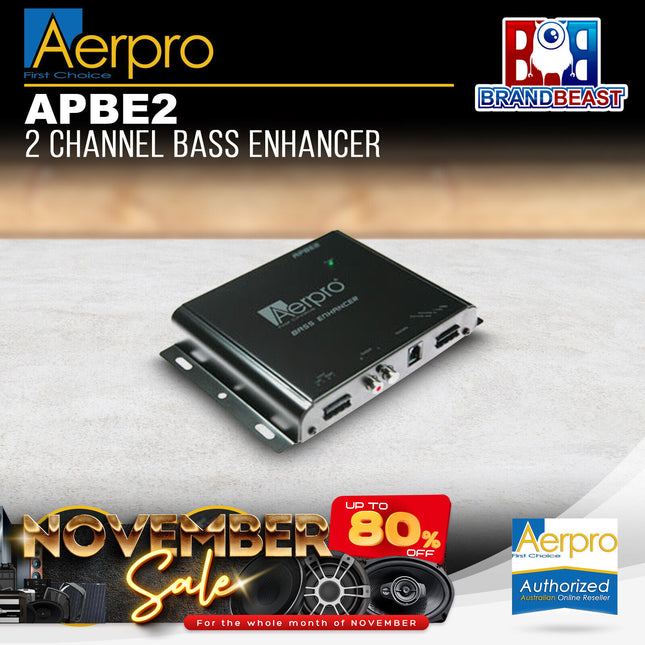 Aerpro APBE2 2 Channel Bass Enhancer