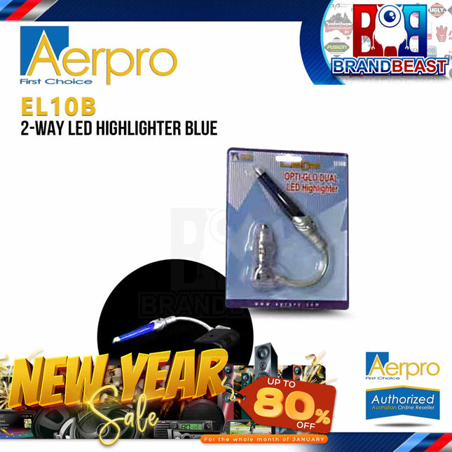 Aerpro EL10B 2 Way LED Highlighter Blue