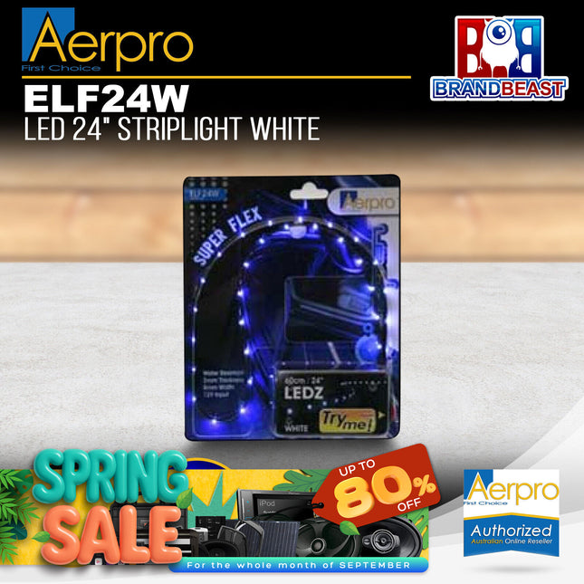 Aerpro ELF24W 24" 610mm White Strip Light