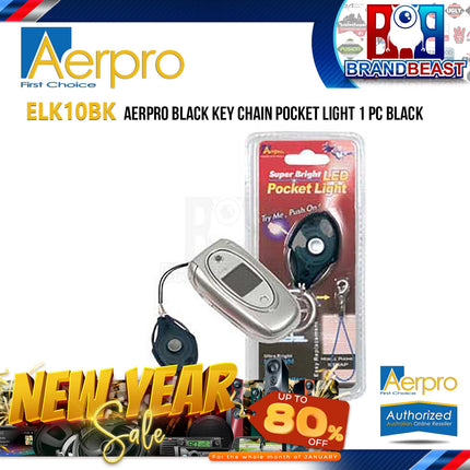 Aerpro ELK10BK Key Chain LED Pocket Light - Black