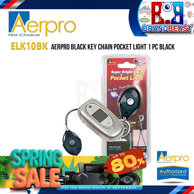Aerpro ELK10BK Key Chain LED Pocket Light - Black