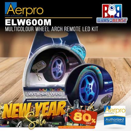 Aerpro ELW600M Multicolour Wheel Arch Remote LED Kit