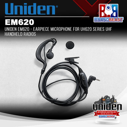 UNIDEN EM620 - Earpiece Microphone for UH620 Series UHF Handheld Radios