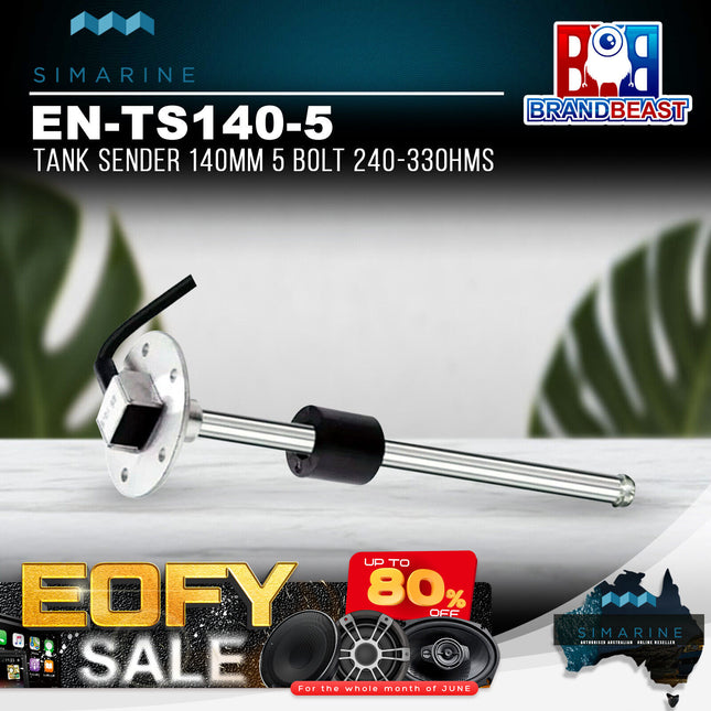 Simarine EN-TS140-5 140mm 5 Bolt 240-33Ohms Tank Sender