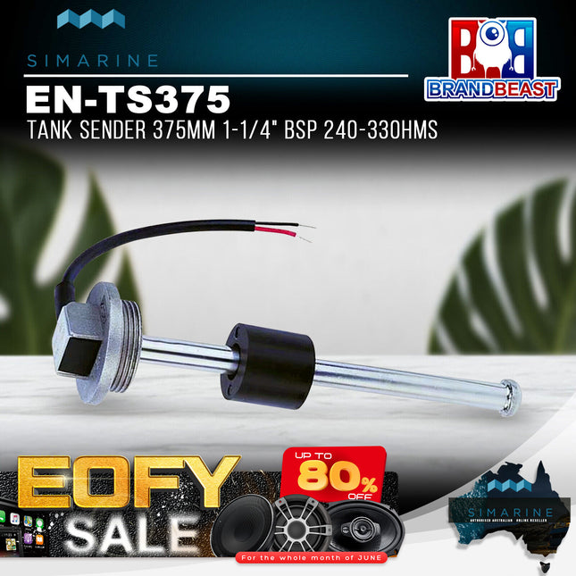 Simarine EN-TS375 375mm 1-1/4" BSP 240-33Ohms Tank Sender