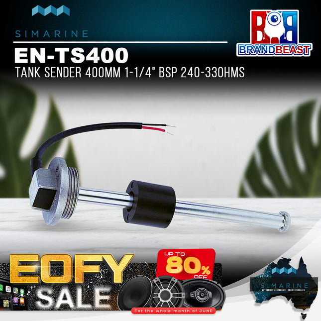 Simarine EN-TS400 400mm 1-1/4" BSP 240-33Ohms Tank Sender