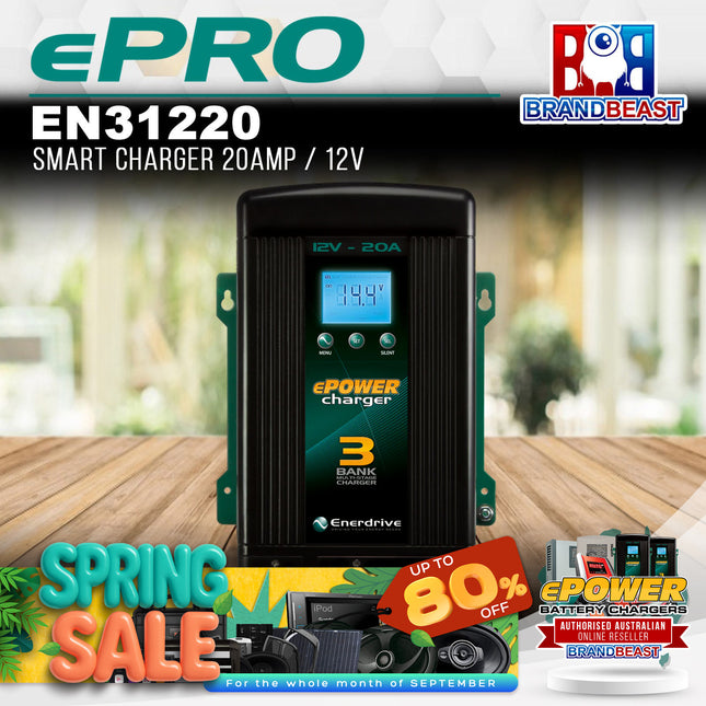 ePOWER EN31220 Smart Charger 20amp / 12v