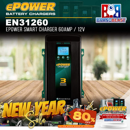 ePOWER EN31260 12V 60A Battery Charger