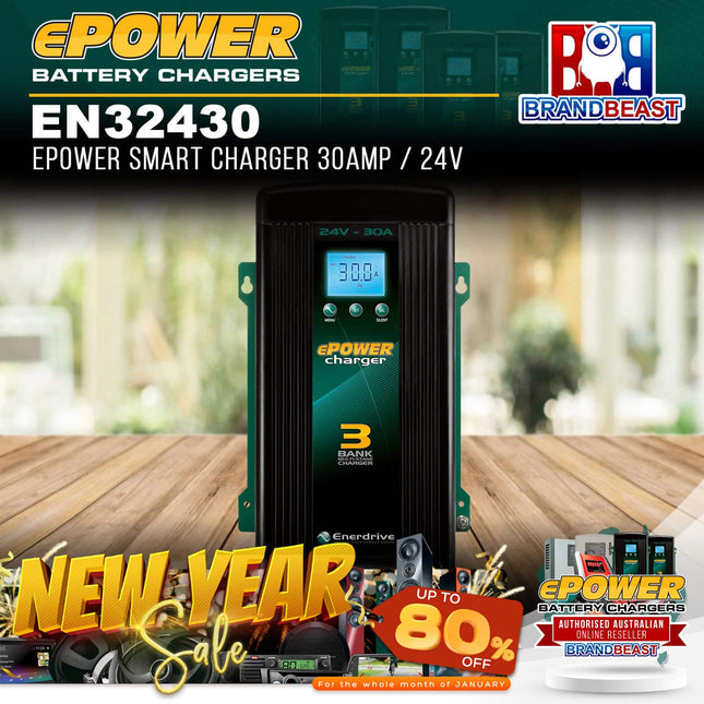 ePOWER EN32430 24V 30A Battery Charger