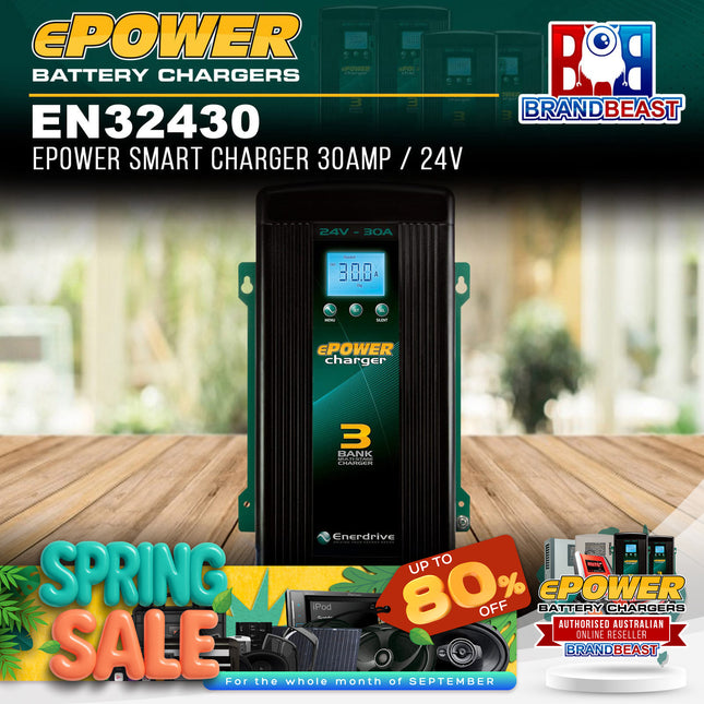 ePOWER EN32430 24V 30A Battery Charger