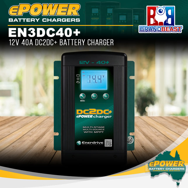 Enerdrive ePOWER EN3DC40+ 12V 40A DC2DC+ Battery Charger