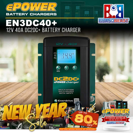 Enerdrive ePOWER EN3DC40+ 12V 40A DC2DC+ Battery Charger