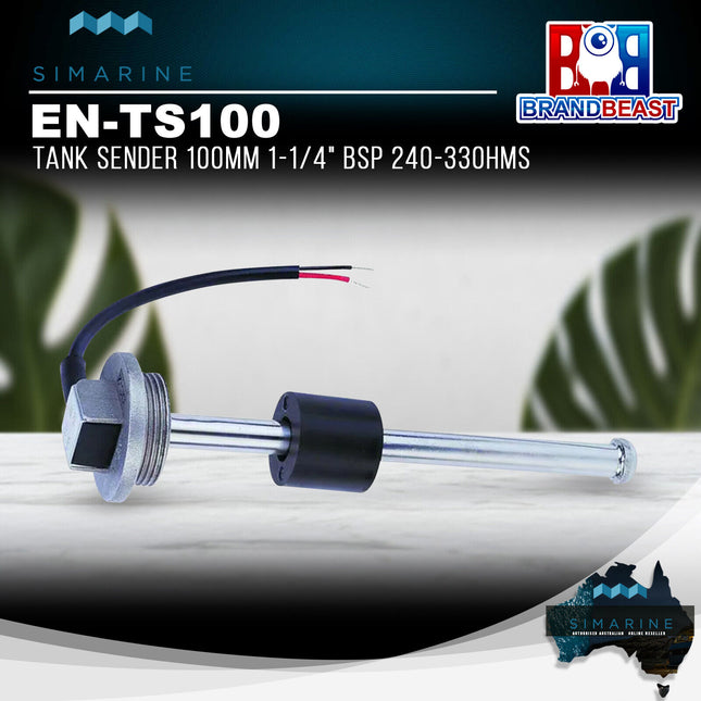 Simarine EN-TS100 100mm 1-1/4" BSP 240-33Ohms Tank Sender