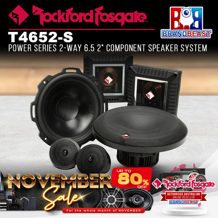 Rockford Fosgate T4652-S Power 6.5" T4 Component System