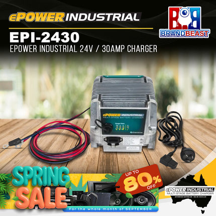 ePOWER Industrial EPI-2430 24V/30amp Battery Charger