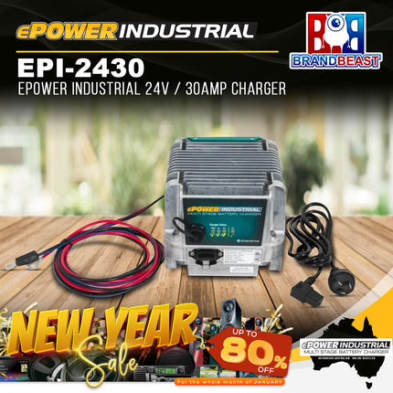 ePOWER Industrial EPI-2430 24V/30amp Battery Charger