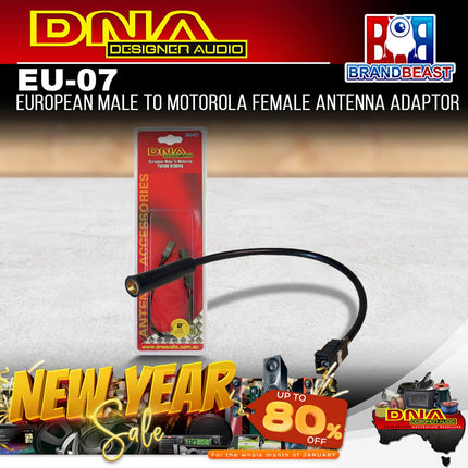 DNA EU-07 European Male To Motorola Female Antenna Adaptor