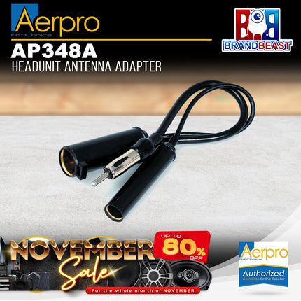Aerpro AP348A Headunit Antenna Adapter Suit Nissan Various Models