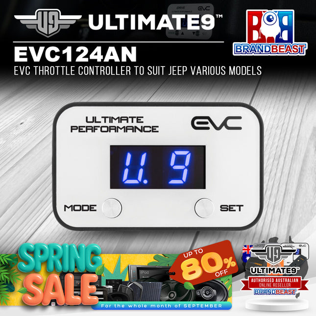 Ultimate9 EVC124AN EVC Throttle Controller Suit Jeep Various Models