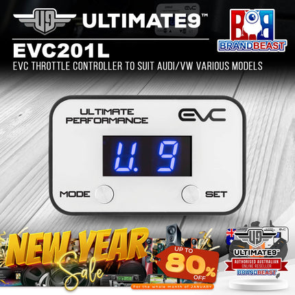 Ultimate9 EVC201L EVC Throttle Controller to Suit Audi/VW Various Models