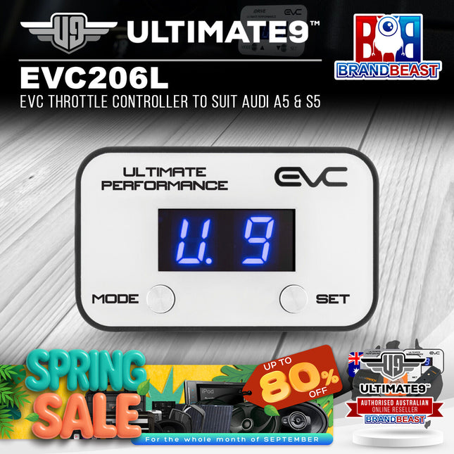 Ultimate9 EVC206L EVC Throttle Controller to Suit Audi A5 & S5