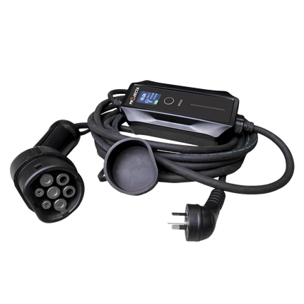 Projecta EVC2KW 2.4kW Portable EV Charger with LCD Screen and EVA Storage Case