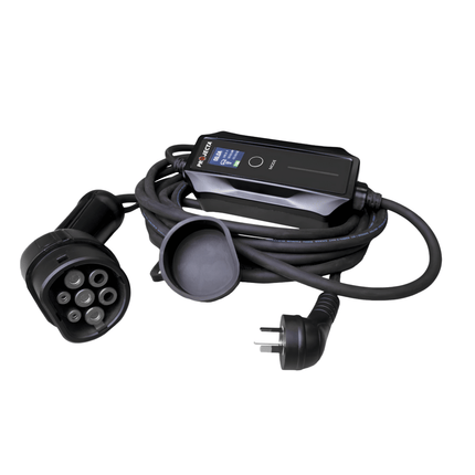 Projecta EVC2KW 2.4kW Portable EV Charger with LCD Screen and EVA Storage Case