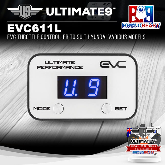 Ultimate9 EVC611L EVC Throttle Controller to Suit Hyundai Various Models