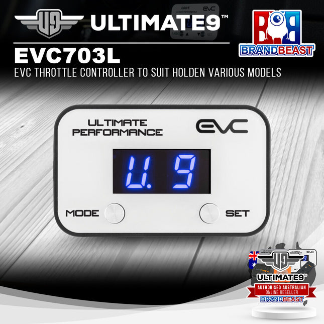 Ultimate9 EVC703L EVC Throttle Controller to Suit Holden Various Models