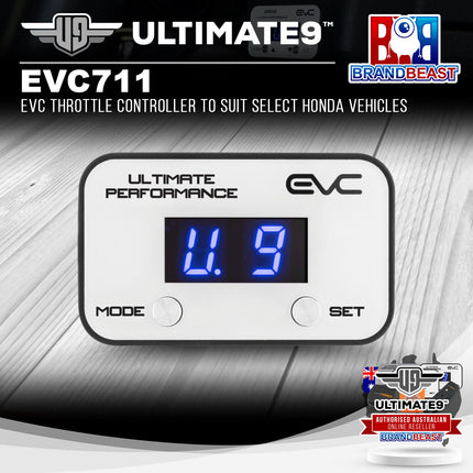 Ultimate9 EVC711 EVC Throttle Controller Suit Select Honda Vehicles