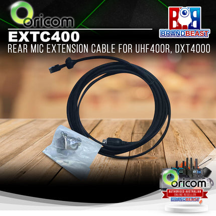 Oricom EXTC400 Rear Mic Extension Cable for UHF400R, DXT4000