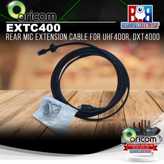 Oricom EXTC400 Rear Mic Extension Cable for UHF400R, DXT4000