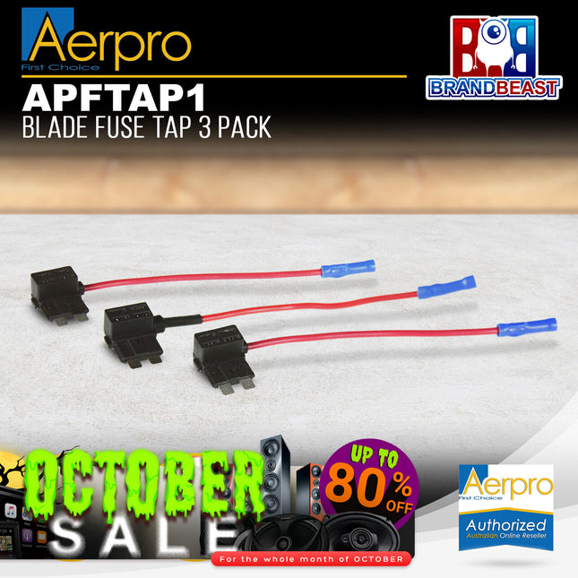 Aerpro APFTAP1 Blade Fuse Tap - 3Pcs