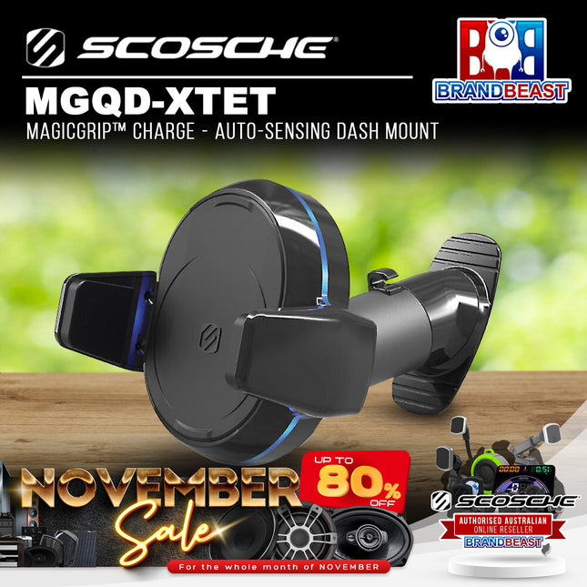 Scosche MGQD-XTET MagicGrip™ Charge - Auto-Sensing Dash Mount