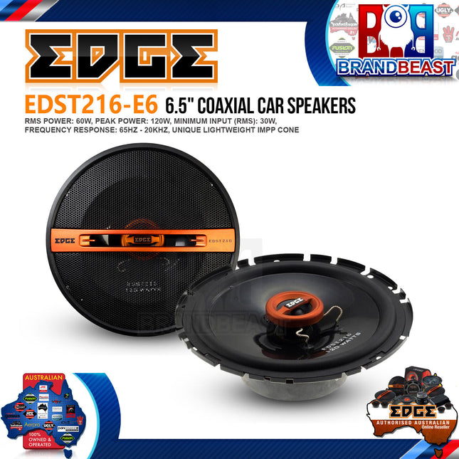 Edge EDST216-E6 6.5" 2-Way 120 Watts Street Series Coaxial Speakers